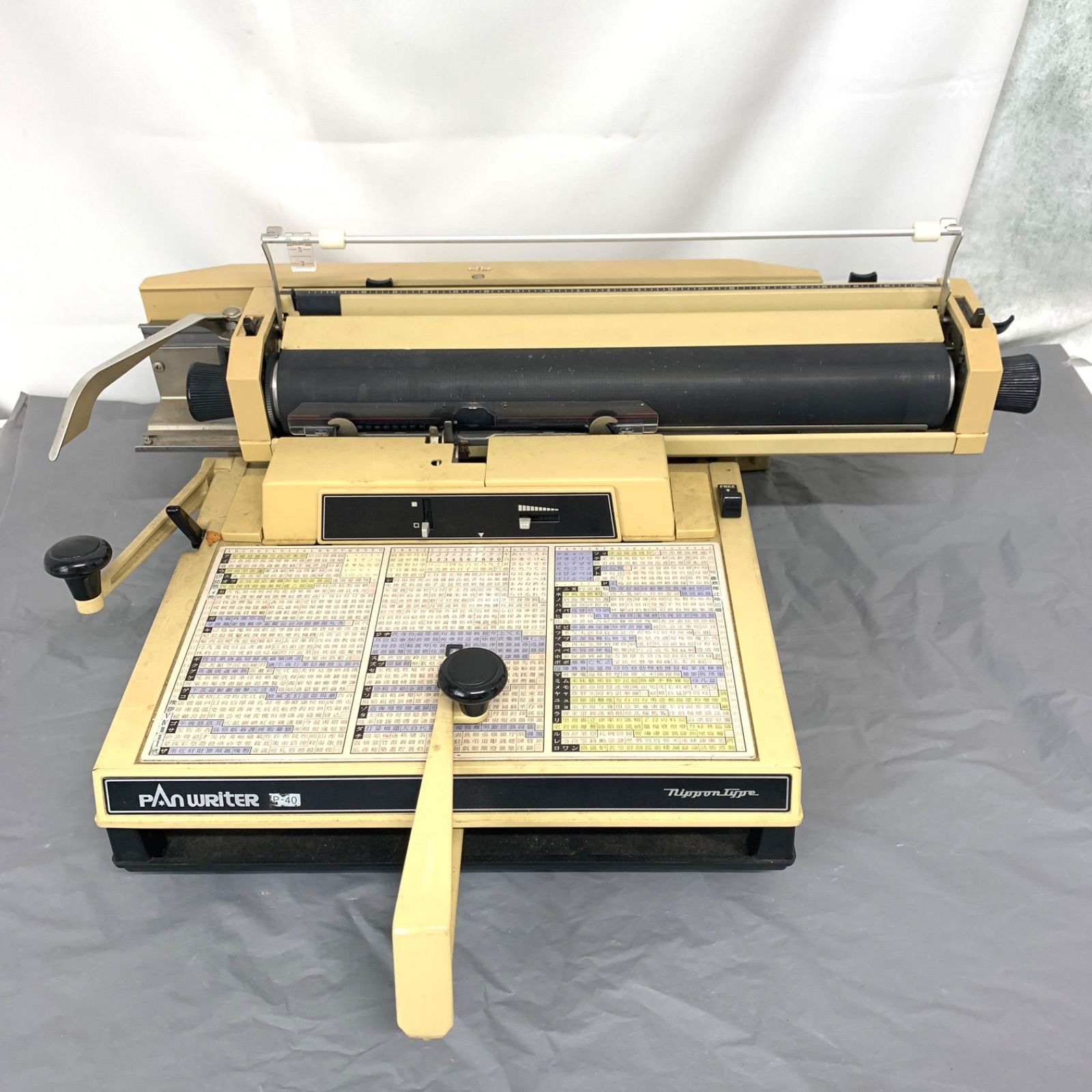 ジャンク/動作未開封品】日本タイプライター株式会社 小型和文タイプ