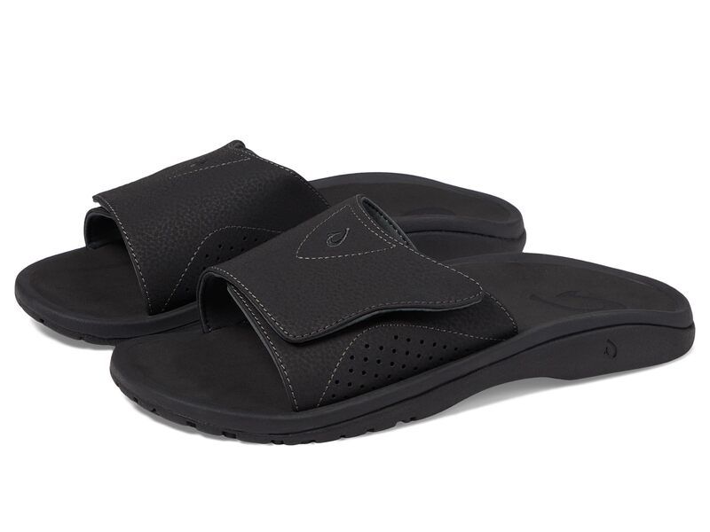 オルカイ メンズ シューズ サンダル OluKai Nalu Slide BlackBlack ブラック