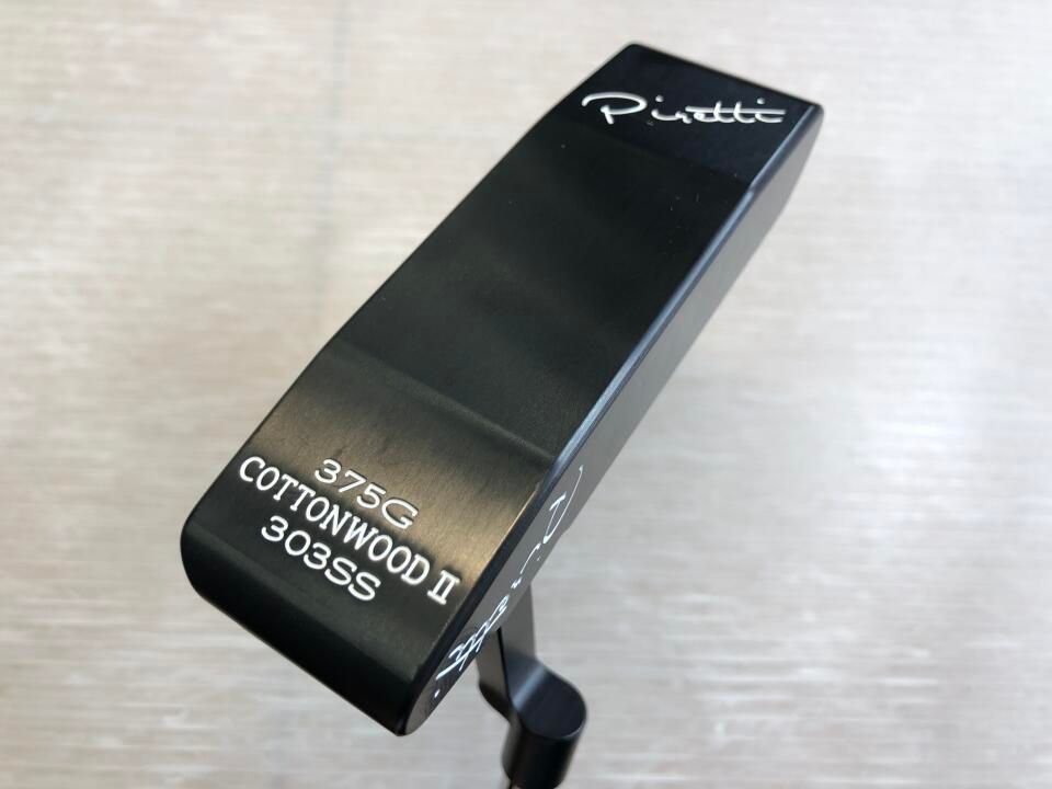 ピレッティ　COTTON WOOD 2 Midnight Black　パター　中古　ゴルフドゥ！NEXT昭島武蔵野店【最短即日発送】