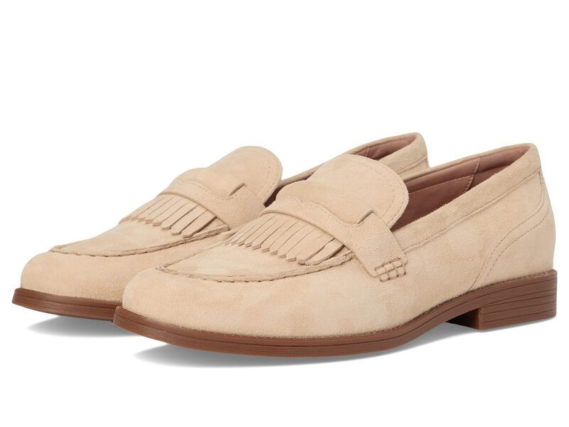 コールハーン レディース シューズ スリッポン・ローファー Cole Haan Stassi Kiltie Loafers Oat Suede