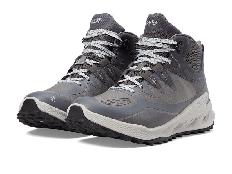 キーン レディース シューズ ブーツ・レインブーツ KEEN Zionic Mid Height Waterproof All Terrain Steel GreyMagnet グレー
