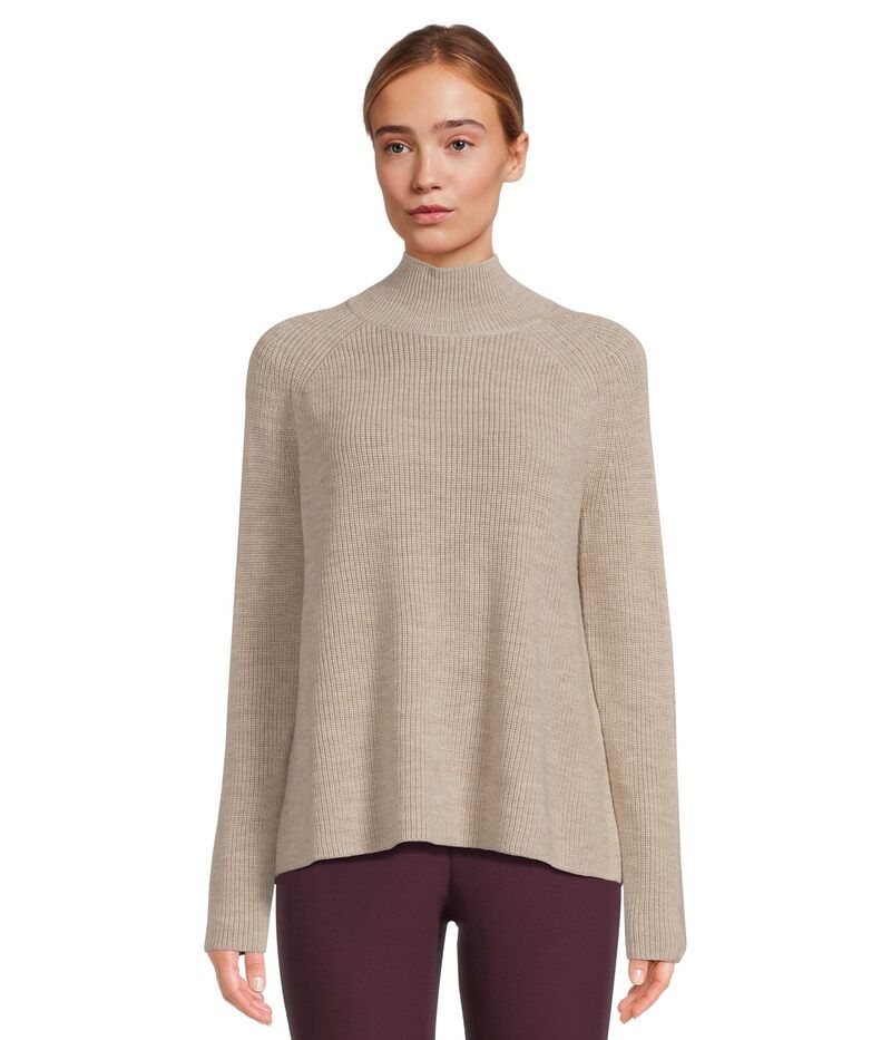 エイリーンフィッシャー レディース アウター ニット・セータートルネック Eileen Fisher Merino Turtle Neck Raglan Sweater Maple Oat