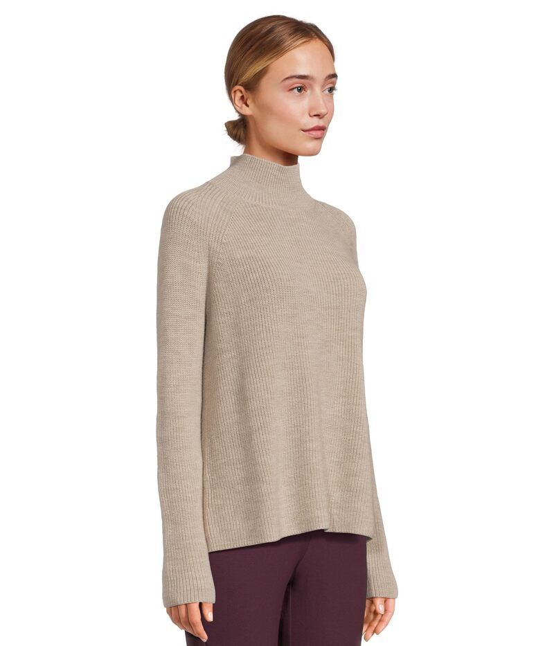 エイリーンフィッシャー レディース アウター ニット・セータートルネック Eileen Fisher Merino Turtle Neck Raglan Sweater Maple Oat エイリーンフィッシャー レディース アウター ニット・セータートルネック Eileen Fisher Merino Turtle Neck Raglan Sweater Maple Oat