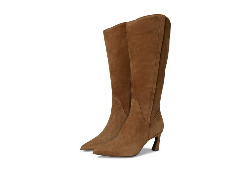 ナチュライザー レディース シューズ ブーツ・レインブーツ Naturalizer Emily Wide Calf Knee High Boots Dark Chestnut Brown Suede ブラウン