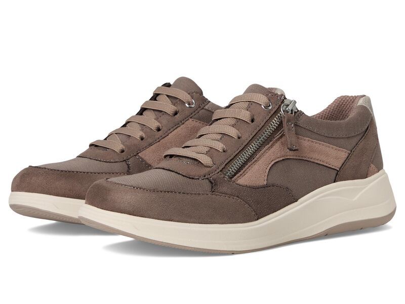 ライフストライド レディース シューズ スニーカー LifeStride Teamplayer Zip Shoes Morel Brown ブラウン