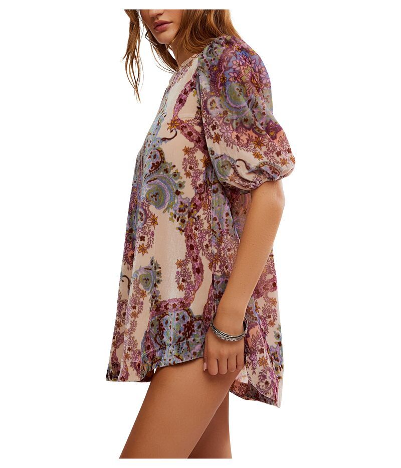 フリーピープル レディース トップス シャツ プリント ベルベット Free People Maye Printed Velvetunic Tea Combo フリーピープル レディース トップス シャツ プリント ベルベット Free People Maye Printed Velvetunic Tea Combo