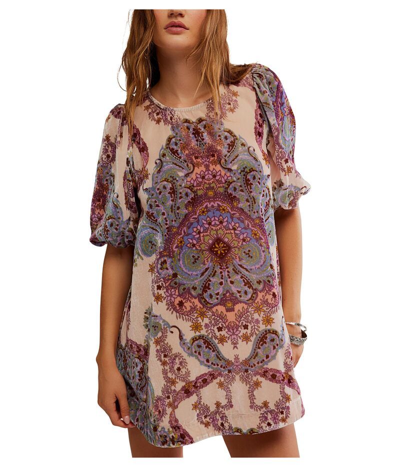 フリーピープル レディース トップス シャツ プリント ベルベット Free People Maye Printed Velvetunic Tea Combo