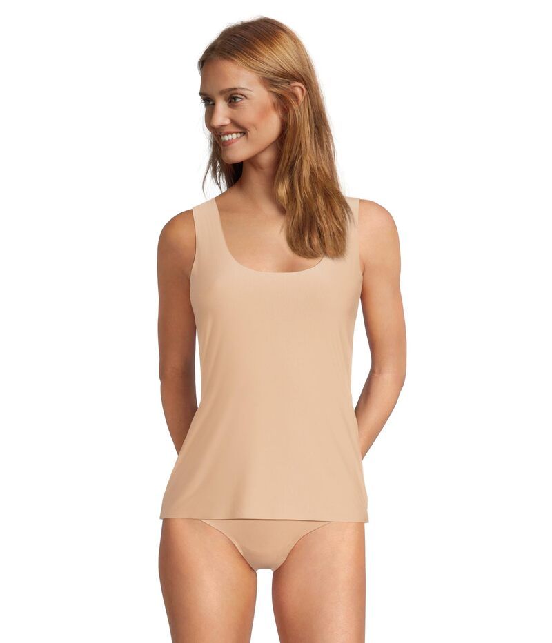 コマンドー レディース トップス シャツ Commando Butter Tank TS13 Beige ベージュ