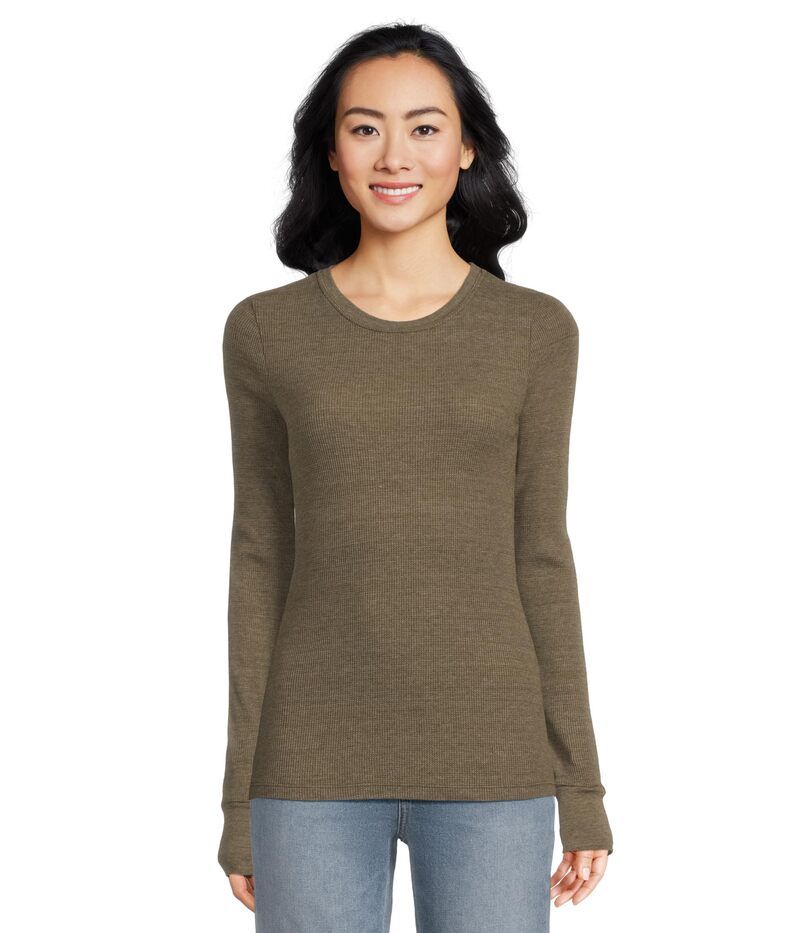 マイケルスターズ レディース トップス シャツ クルーネック Michael Stars Juliet Crew Neck Topiary