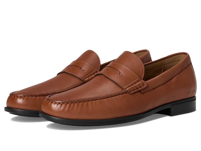 ジョンストンアンドマーフィー メンズ シューズ スリッポン・ローファー Johnston Murphy Harrison Penny Cognac Glove Le