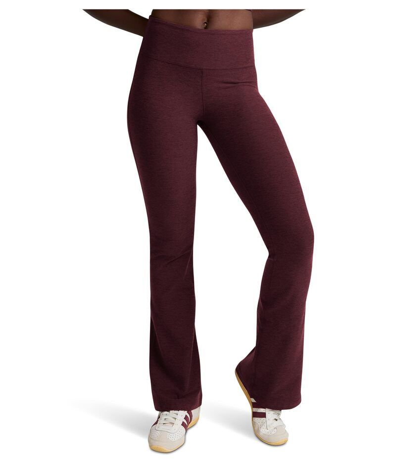 ビヨンドヨガ レディース ボトムス カジュアルパンツ ブーツカット ミッドライズ ブーツ Beyond Yoga Spacedye Midrise Bootcut Pants Midnight Burgun