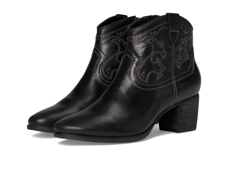 エイトレックス レディース シューズ ブーツ・レインブーツ ヒール Aetrex Reagan Western Heeled Boots Black ブラック