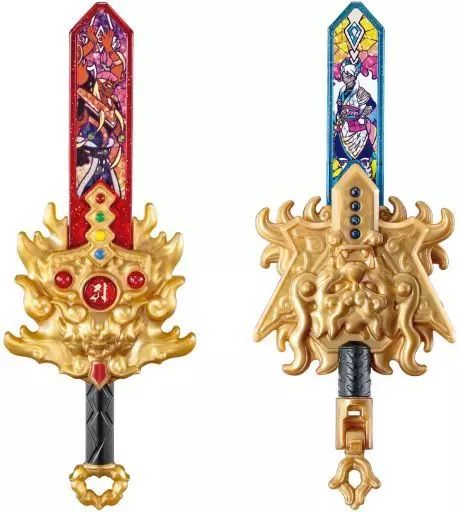【中古】おもちゃ 妖聖剣シリーズEX DXアシュラ豪炎丸 妖聖剣＆DXビャッコ大霊槍 妖聖剣 「妖怪ウォッチ」