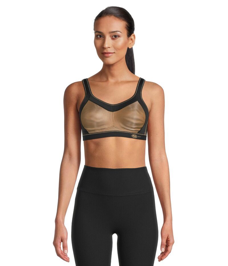 アニータ レディース アンダーウェア ブラジャー Anita Momentum Soft Cup Sports Bra 5529 Gold ゴールド