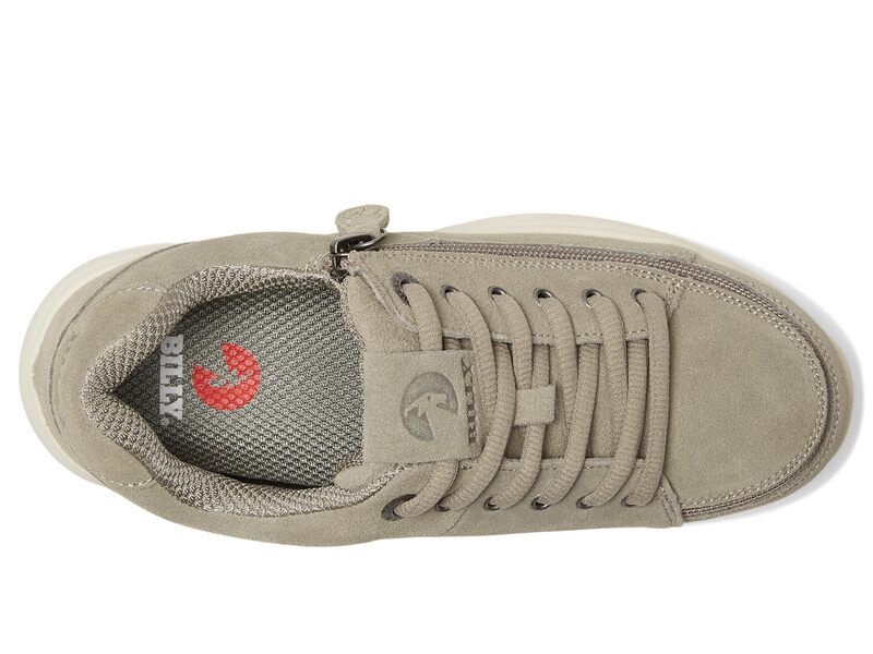 ビリーフットウェア レディース シューズ スニーカー プラスサイズ BILLY Footwear Comfort Plush Grey Suede グレー