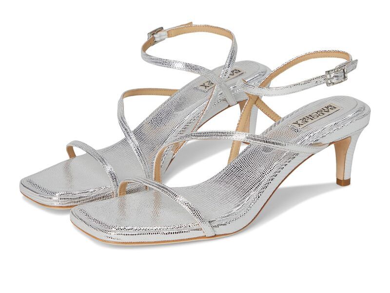 バッジェリーミシュカ レディース シューズ ブーツ・レインブーツ Badgley Mischka Gracelyn Silver Lizard シルバー