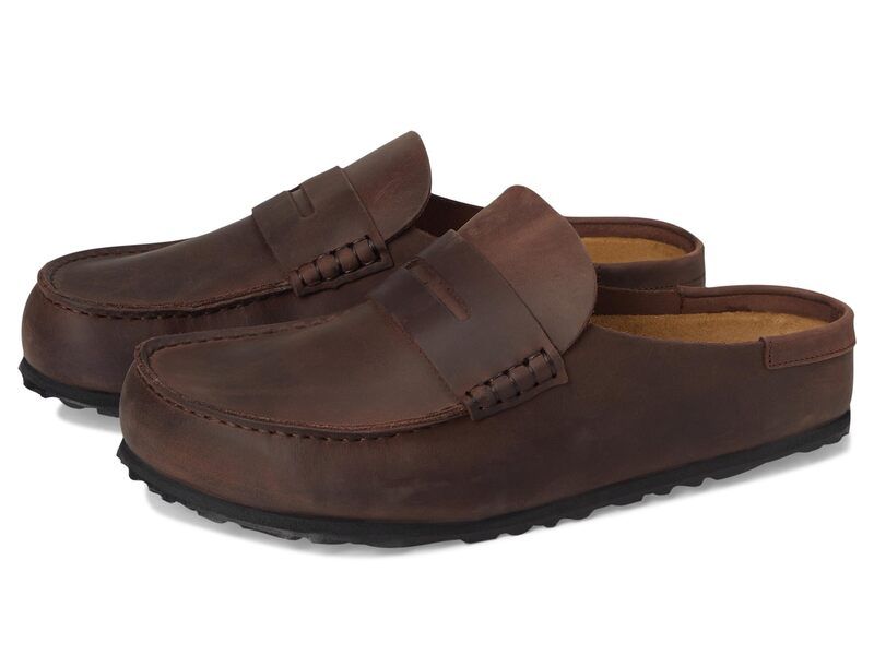 ビルケンシュトック メンズ シューズ スリッポン・ローファー Birkenstock Naples Wrapped Bold Grip Habana