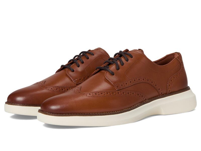 コールハーン メンズ シューズ オックスフォード ウィングチップ Cole Haan Grand Shadowlite Wingtip Oxfords British TanIvo タン
