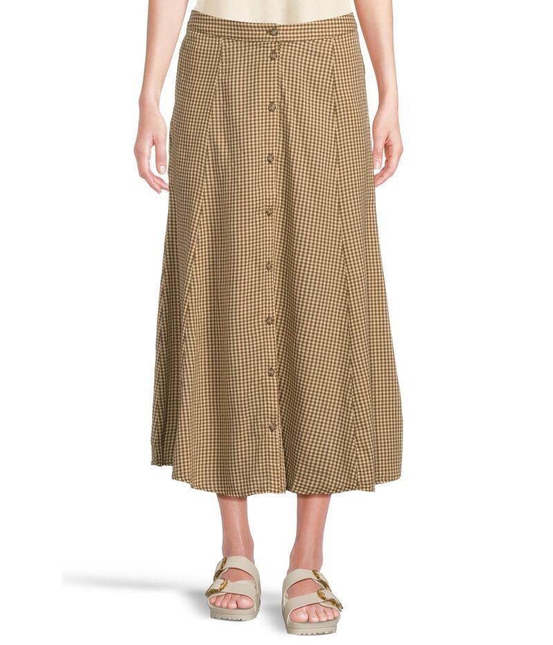 ドード アンドコー レディース ボトムス スカート ミディ ToadCo Manzana Paneled Midi Skirt Partridge Gingh