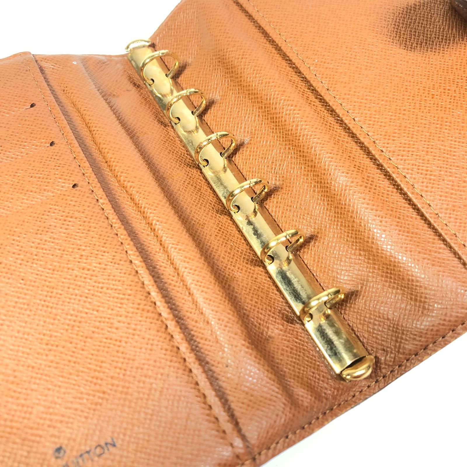 【ルイヴィトン】本物 LOUIS VUITTON モノグラム アジェンダPM 手帳カバー 6穴式 R20005 システム手帳 メンズ レディース スペイン製