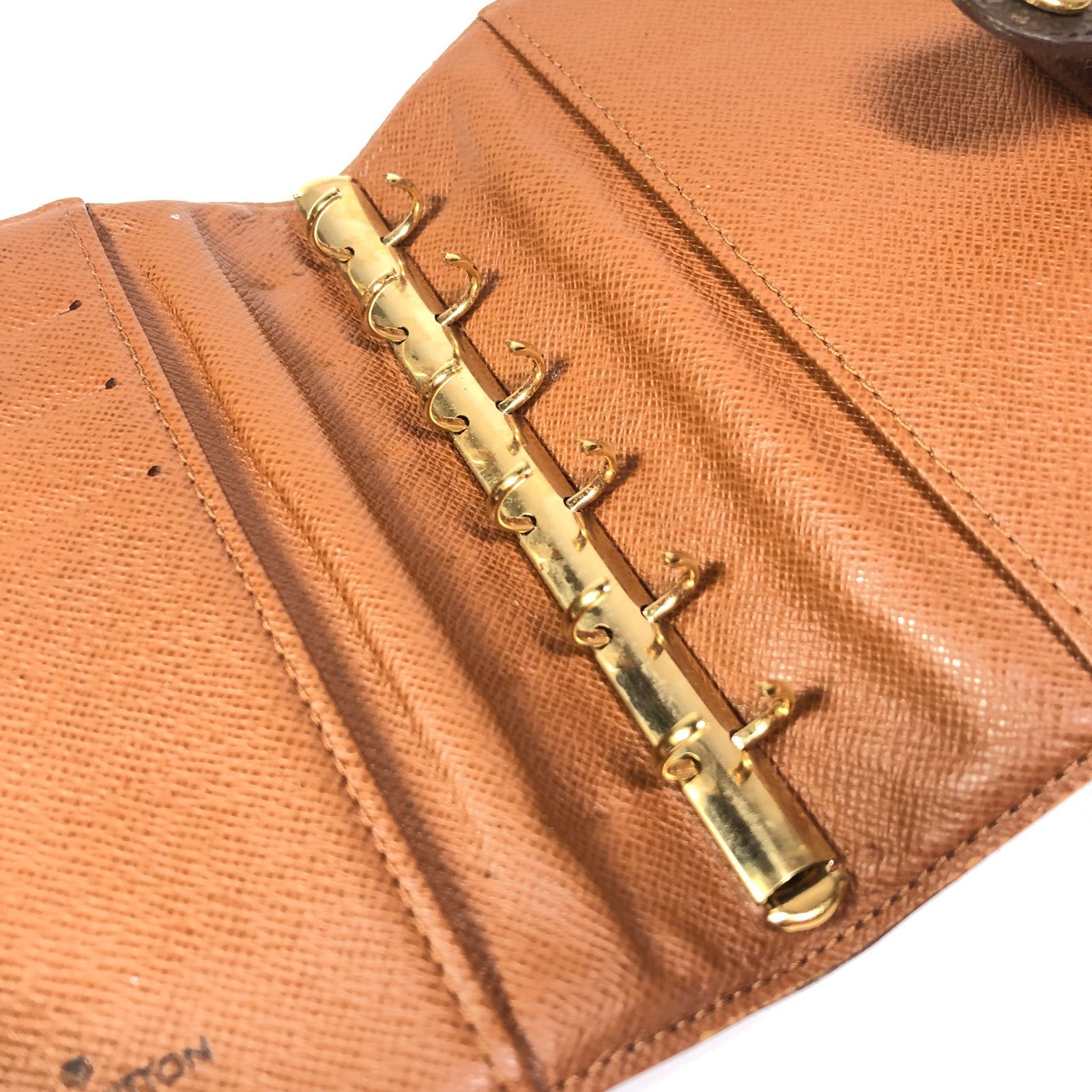 【ルイヴィトン】本物 LOUIS VUITTON モノグラム アジェンダPM 手帳カバー 6穴式 R20005 システム手帳 メンズ レディース スペイン製