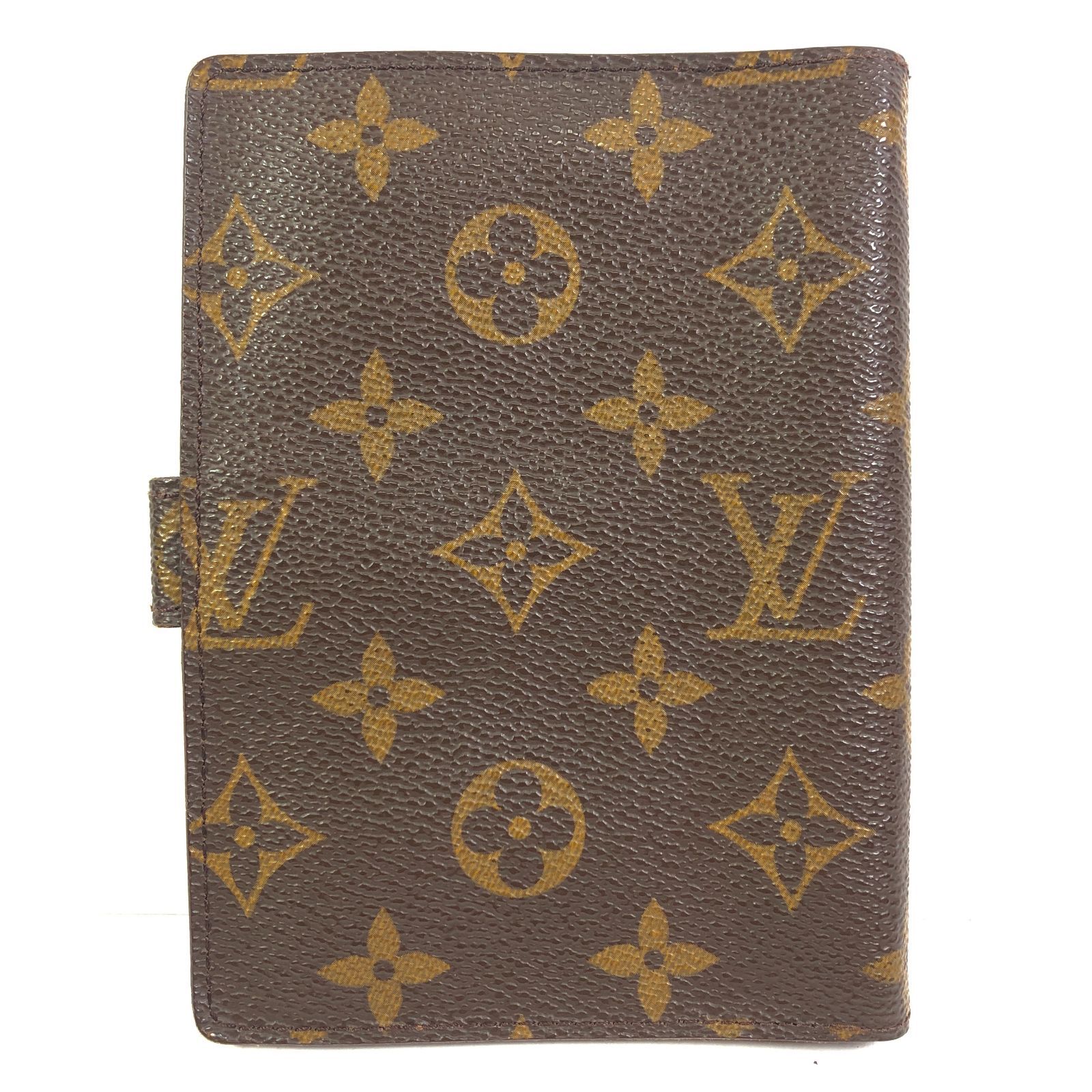【ルイヴィトン】本物 LOUIS VUITTON モノグラム アジェンダPM 手帳カバー 6穴式 R20005 システム手帳 メンズ レディース スペイン製