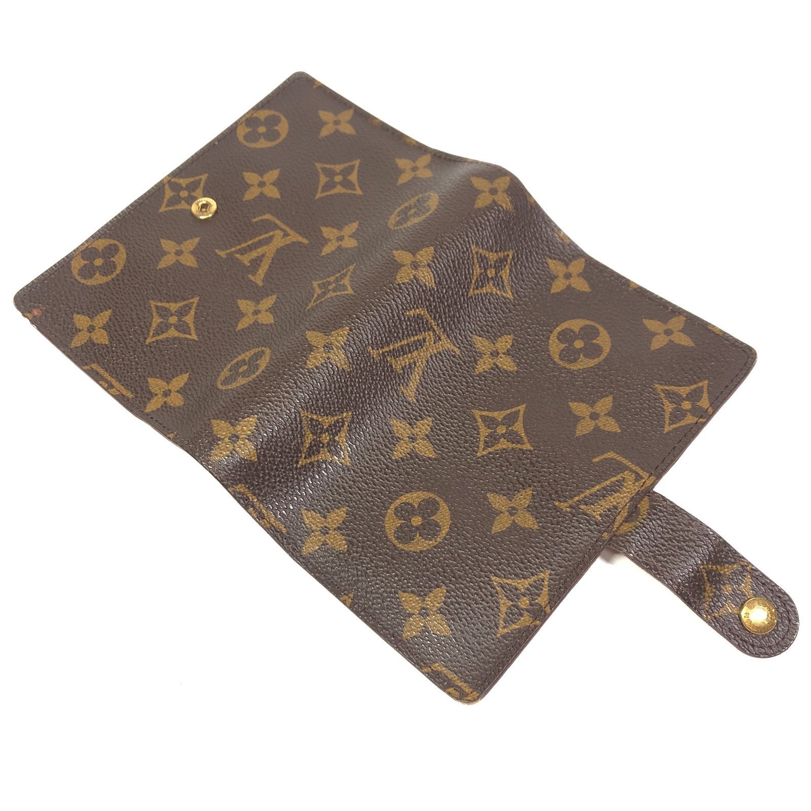 【ルイヴィトン】本物 LOUIS VUITTON モノグラム アジェンダPM 手帳カバー 6穴式 R20005 システム手帳 メンズ レディース スペイン製