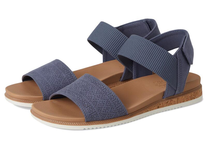 スケッチャーズ レディース シューズ サンダル BOBS from SKECHERS Desert Kiss Low Top Look Slate スレート