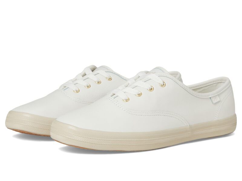 ケッズ レディース シューズ スニーカー Keds Champion Seasonal Snowhite Leat ホワイト