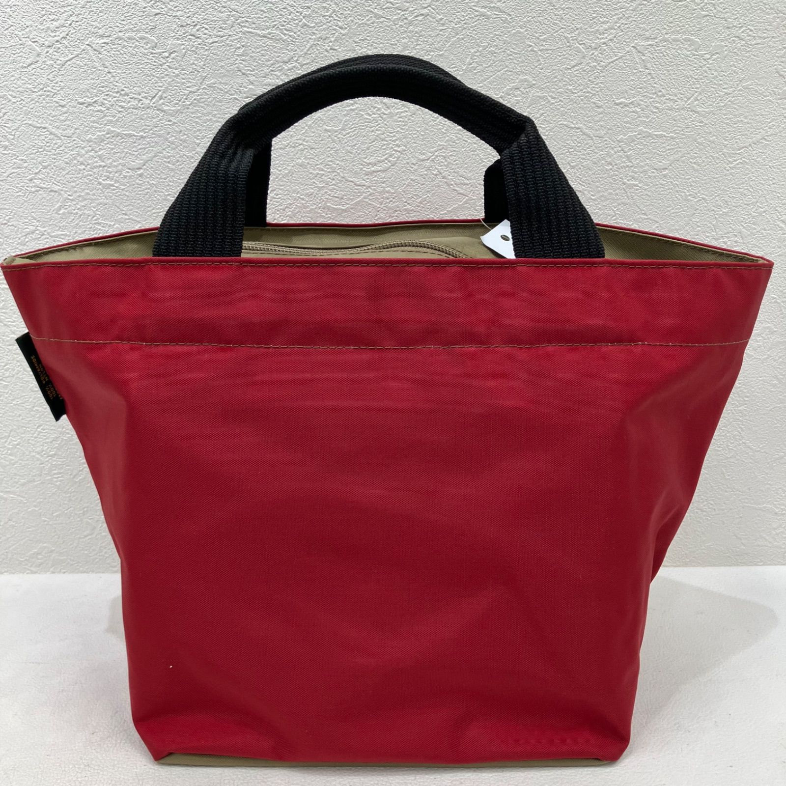 3781 Hervé Chapelier エルベシャプリエ ハンドバッグ 舟型 レッド 