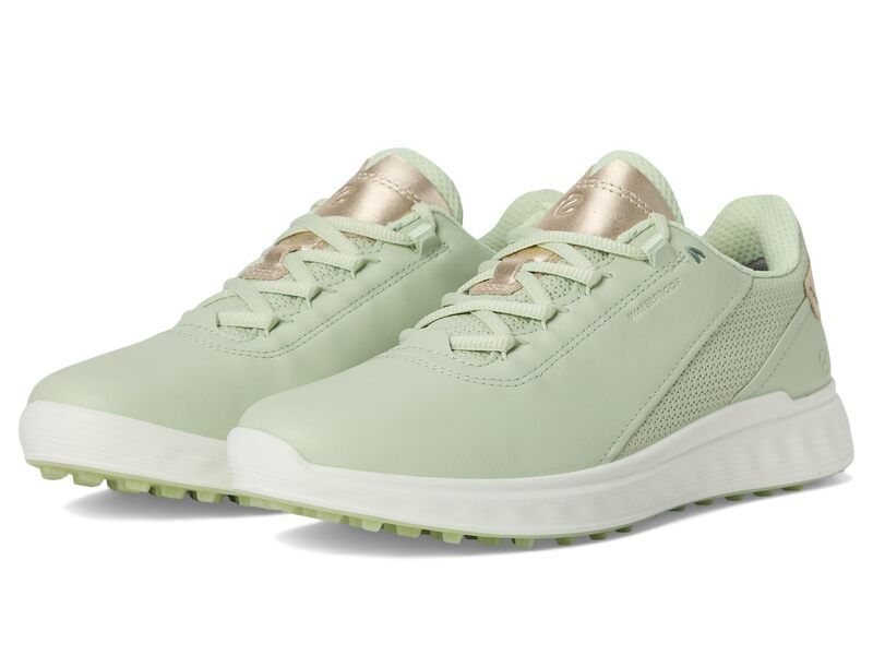 エコー レディース シューズ スニーカー レース ECCO Golf S Casualace Waterproof Golf Shoe MatchaGold Met ゴールド