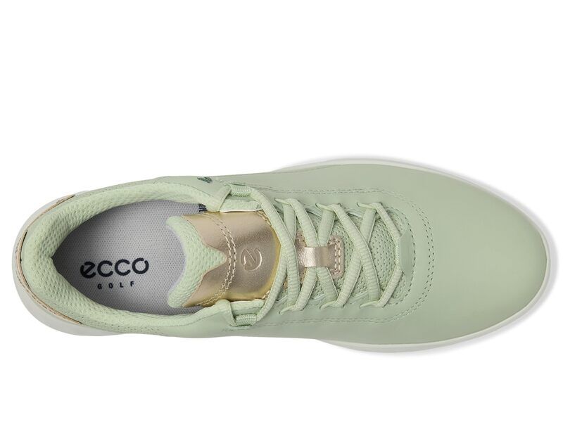 エコー レディース シューズ スニーカー レース ECCO Golf S Casualace Waterproof Golf Shoe MatchaGold Met ゴールド