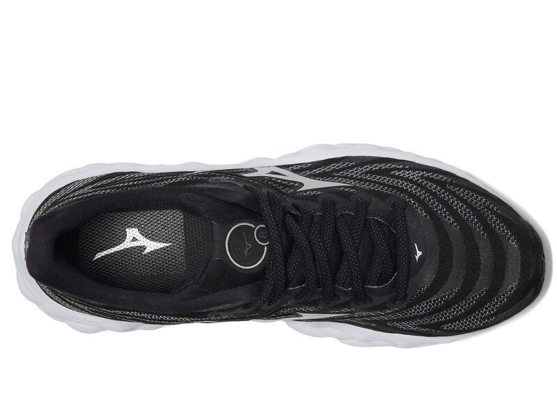 ミズノ レディース シューズ スニーカー Mizuno Wave Sky 8 BlackSilver ブラック