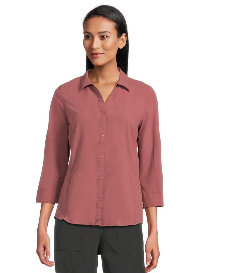 ロイヤルロビンズ レディース トップス シャツ Royal Robbins Expedition Pro 34 Sleeve Wild Rhubarb