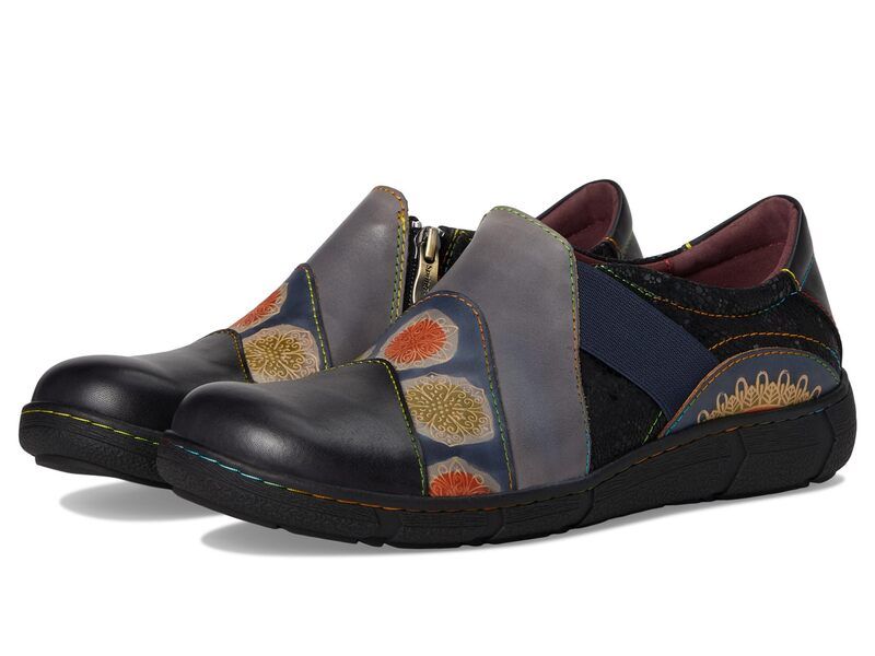 スプリングステップ レディース シューズ スリッポン・ローファー LArtiste by Spring Step Lata Black Multi ブラック