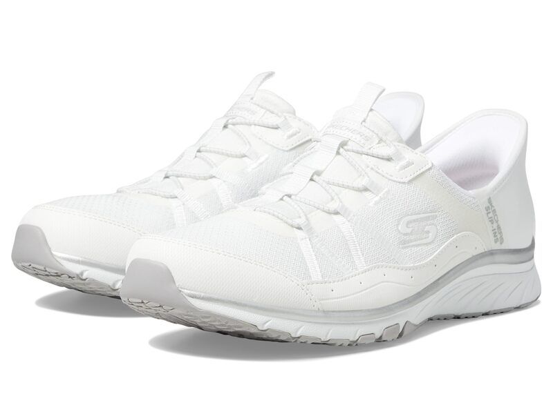 スケッチャーズ レディース シューズ スニーカー SKECHERS Gratisport Leisurely Hands Free SlipINS White ホワイト