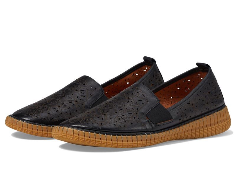 スプリングステップ レディース シューズ スリッポン・ローファー Spring Step Jookin Black ブラック