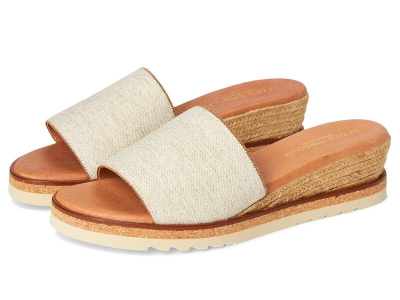 アンドレアース レディース シューズ サンダル Andre Assous Nessie Beige Linen ベージュ