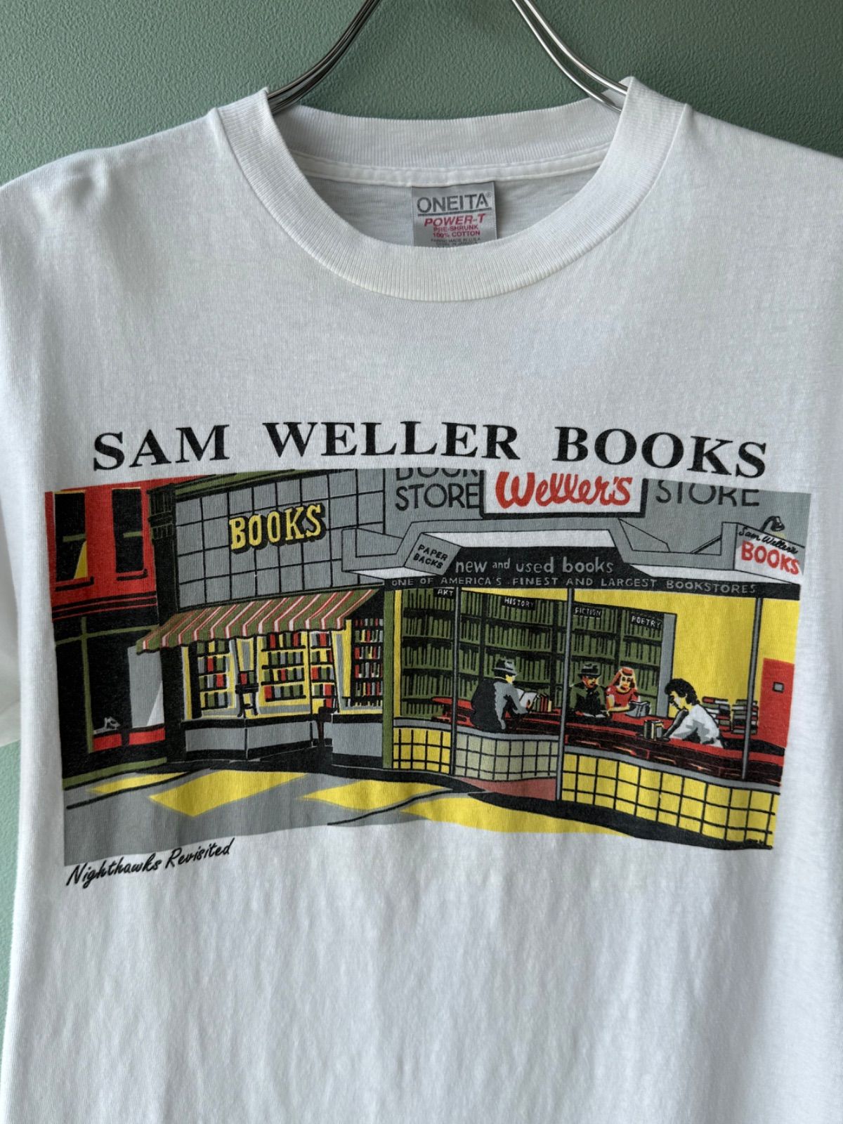 ONEITA 90s USA製 SAM WELLER BOOKS S/S Tee