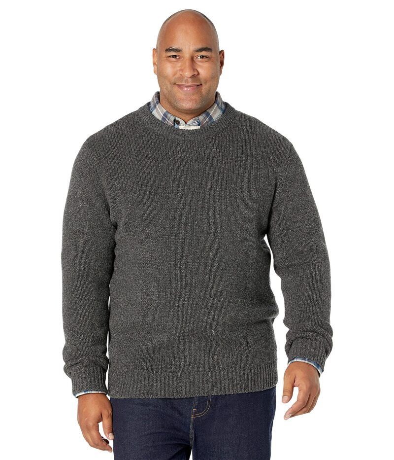 エルエルビーン メンズ アウター ニット・セーター ウール LLBean Classic Raggwool Crew Sweater Regular Charcoal チャコール