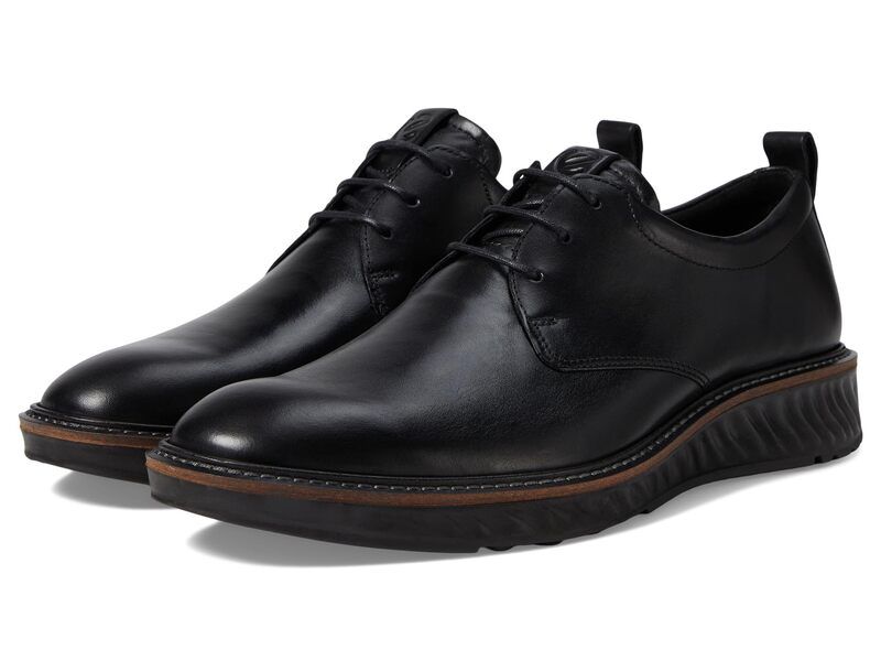 エコー メンズ シューズ オックスフォード ECCO ST1 Hybrid Plain Toe Tie Black ブラック