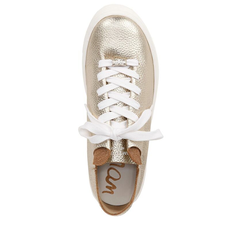 サムエデルマン レディース シューズ スニーカー Sam Edelman Pippy Molten Gold ゴールド