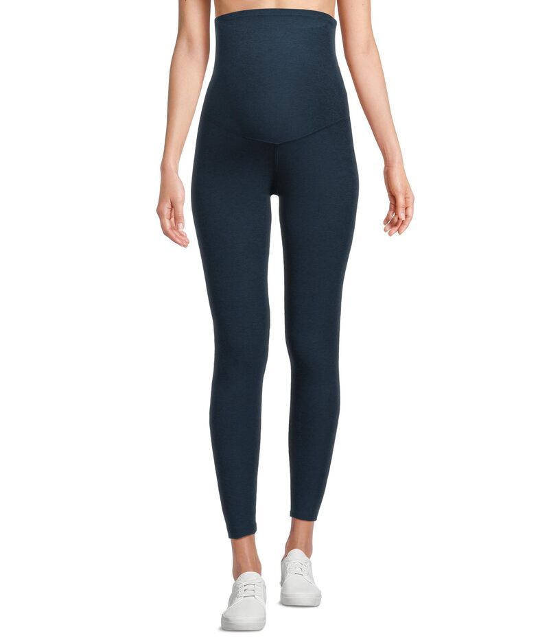 ビヨンドヨガ レディース ボトムス カジュアルパンツ ミディ レギンス マタニティ Beyond Yoga Spacedye Love The Bump Maternity Midi Leggings Nocturnal Navy ネイビー