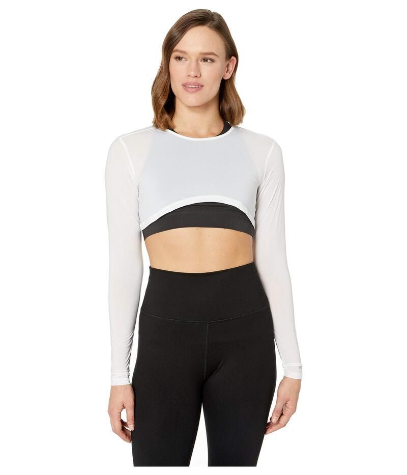 ジャイミーサドック レディース トップス シャツ クルーネック Jamie Sadock SunsenseR 35 SPF Lightweight Long Sleeve Crew Neck Crop Layering Top Sugar White ホワイト