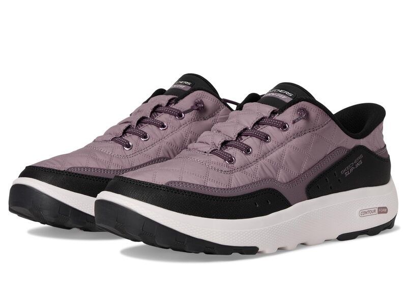 スケッチャーズ レディース シューズ スニーカー SKECHERS Urban Explore Hands Free SlipIns PurleBlack ブラック