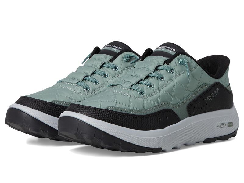 スケッチャーズ レディース シューズ スニーカー SKECHERS Urban Explore Hands Free SlipIns OliveBlack ブラック