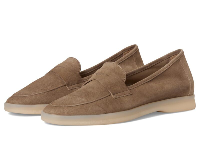 ベネリ レディース シューズ スリッポン・ローファー Vaneli Undine Taupe Suede トープ