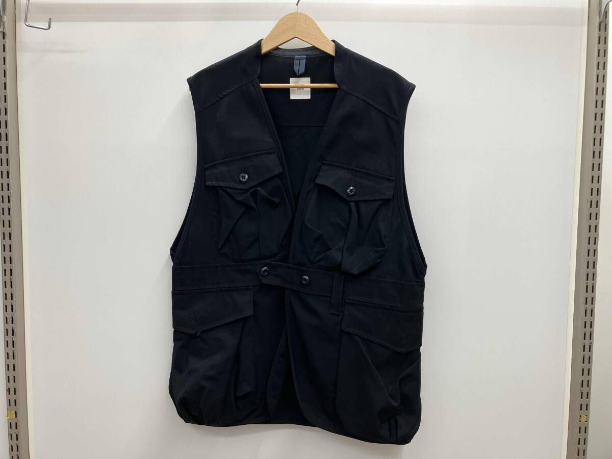 ts(s) ティー エスエス Belted Field Vest ハンティングベスト サイズ2 ネイビー