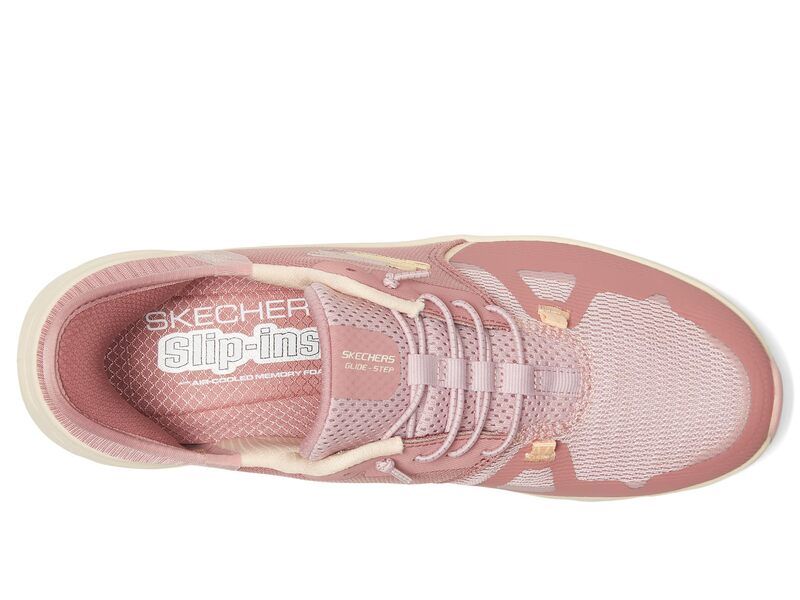 スケッチャーズ レディース シューズ スニーカー SKECHERS Glide Step Pro Hands Free Slip Ins Dark Mauve
