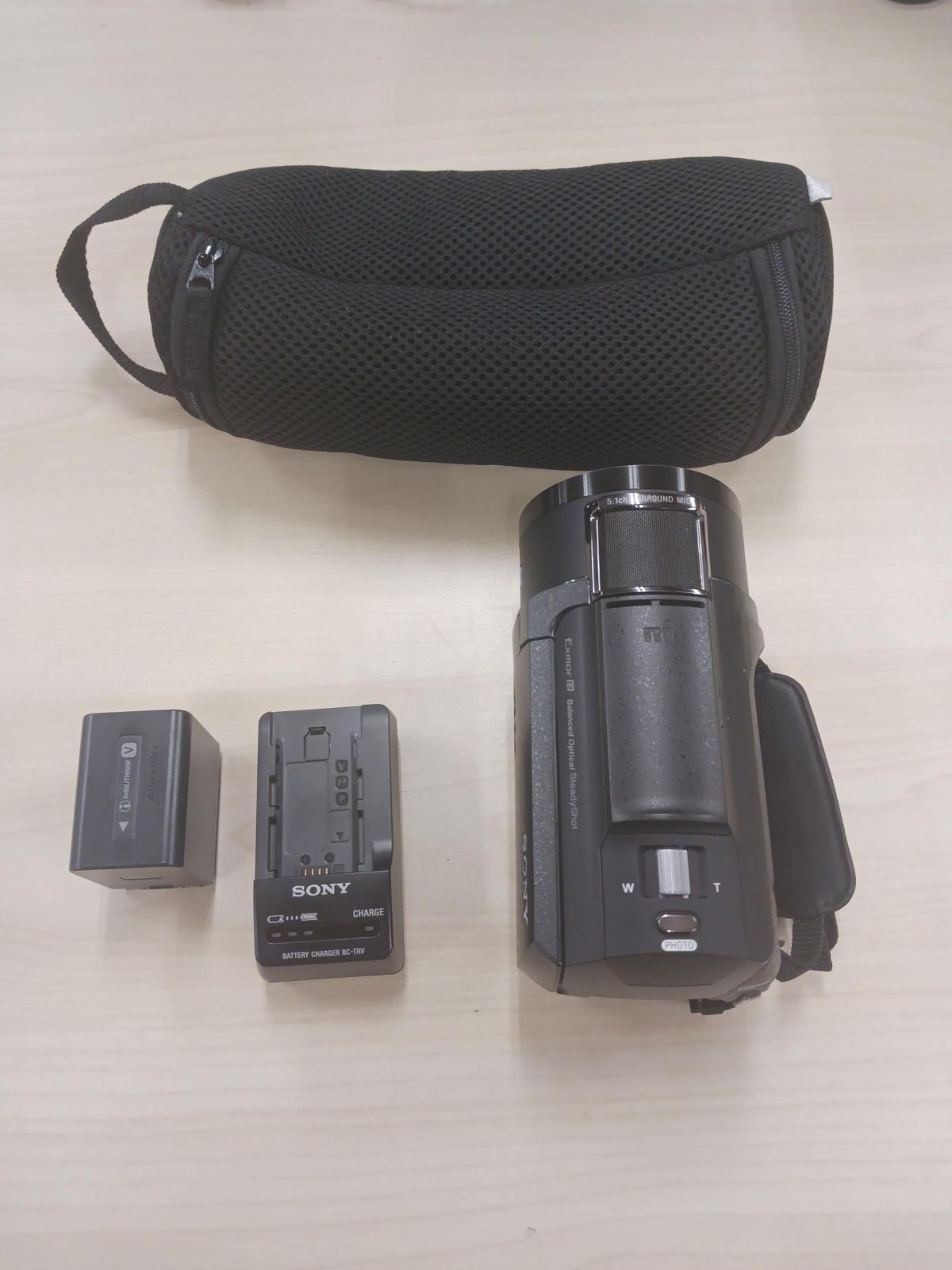 【動作確認済み】SONY ビデオカメラ FDR-AX45 バッテリーセット売り